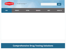 Tablet Screenshot of immunalysis.com